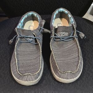 Hey Dude Men's Gray Slip-On Loafers